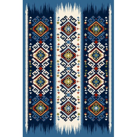 Dywan ABIR  błękit / blue