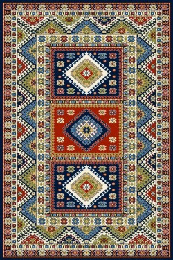 Dywan ARAS   granat / navy blue